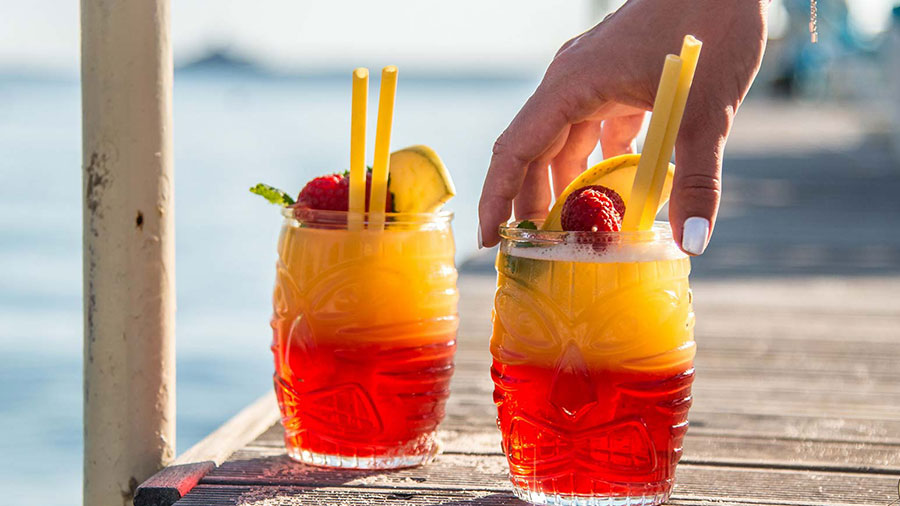 cocktails sur le ponton